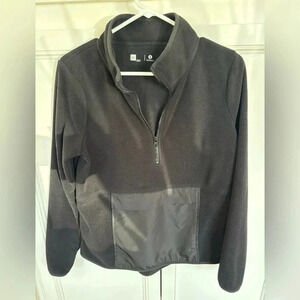 Fleece quarter zip pullover jacket